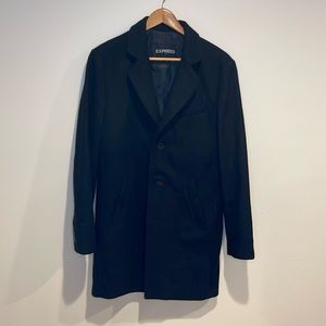 Black pea coat